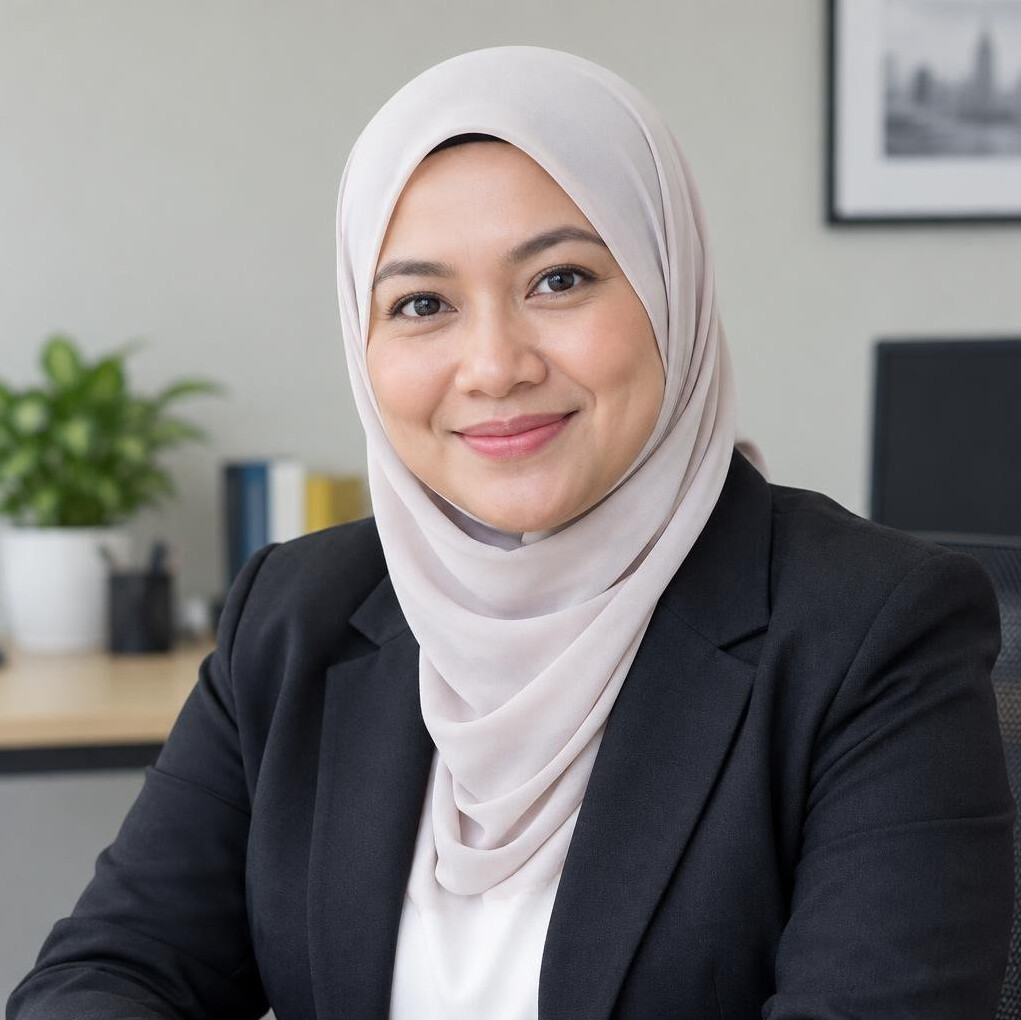 Portrait of a smiling professional woman in business attire