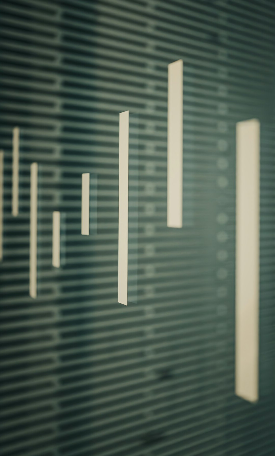 growth chart on screen